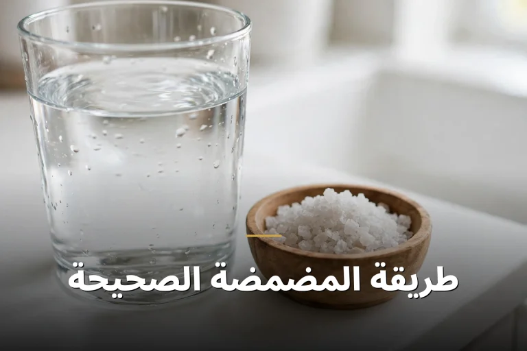 طريقة المضمضة الصحيحة